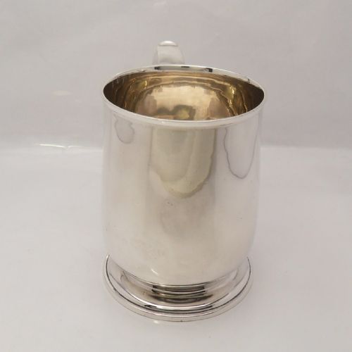 SUPERB GEORGE V SILVER TANKARD BY GOLDSMITHS SILVERSMITHS LON' 1925 - ADDITIONAL PHOTO 2