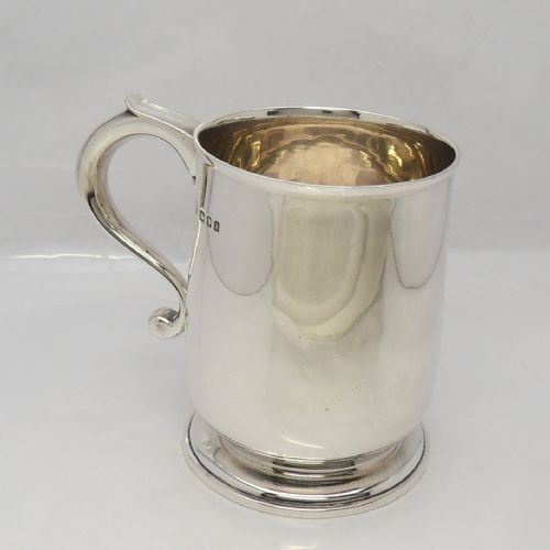SUPERB GEORGE V SILVER TANKARD BY GOLDSMITHS SILVERSMITHS LON' 1925 - ADDITIONAL PHOTO 3