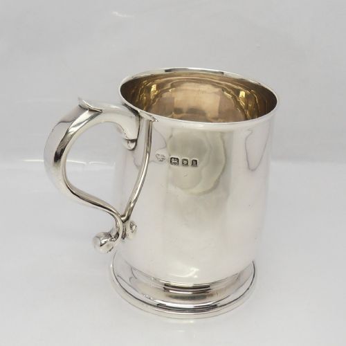 SUPERB GEORGE V SILVER TANKARD BY GOLDSMITHS SILVERSMITHS LON' 1925 - ADDITIONAL PHOTO 4