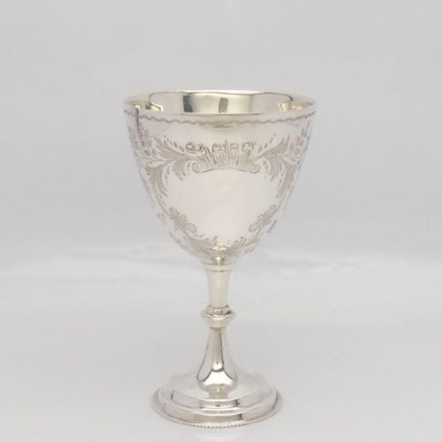 exquisite victorian silver egg cup birm' 1899 - CATEGORY: ANTIQUE SILVER - DATED VICTORIAN