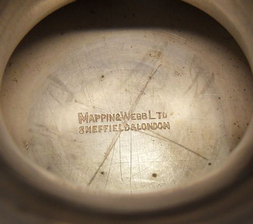 ELEGANT SILVER TAZZA SHEFFIELD 1924 MAPPIN WEBB - ADDITIONAL PHOTO 9