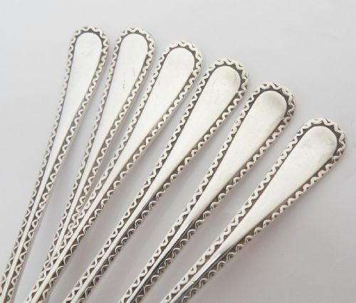CASED SET OF VINTAGE SILVER CAKE FORKS HALLMARKED SHEFFIELD 1947 VINERS LTD - ADDITIONAL PHOTO 3