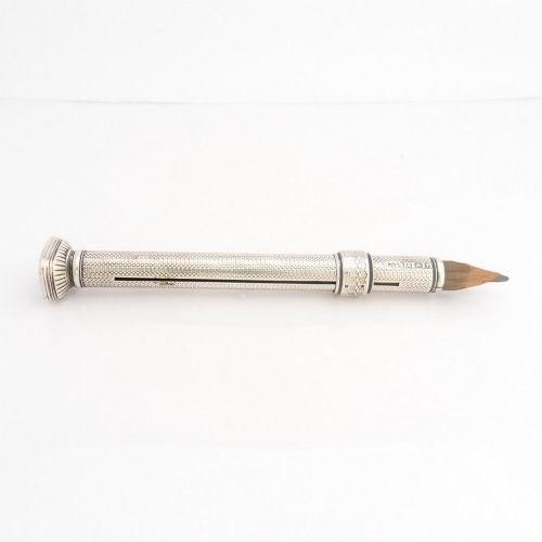 fig 1. GEORGIAN SILVER PROPELLING PENCIL WITH FOB SEAL