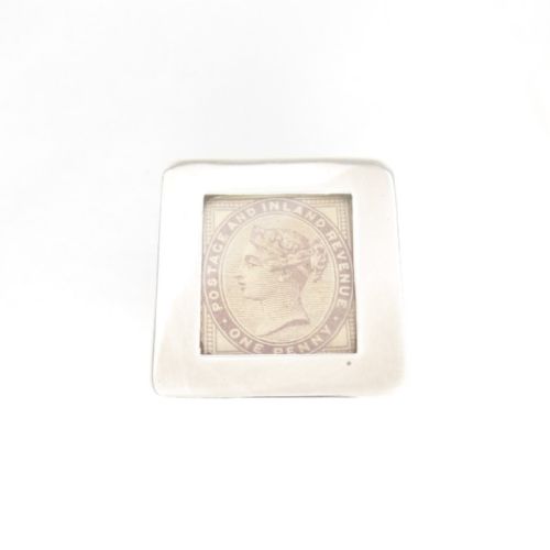 UNUSUAL VICTORIAN SILVER STAMP HOLDER - ADDITIONAL PHOTO 1