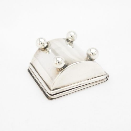UNUSUAL VICTORIAN SILVER STAMP HOLDER - ADDITIONAL PHOTO 6