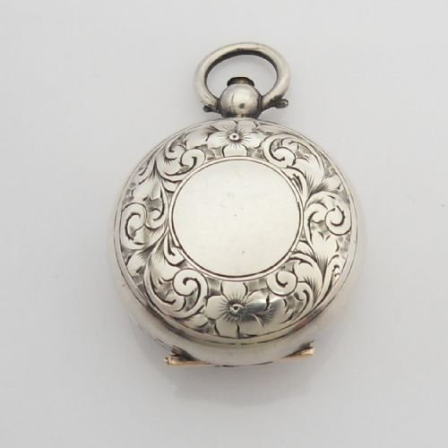 fine victorian silver sovereign case chester 1898 - CATEGORY: ANTIQUE SILVER - DATED VICTORIAN