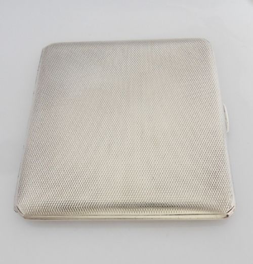 mappin webb silver cigarette case birm' 1936 - CATEGORY: ANTIQUE SILVER - DATED 1930