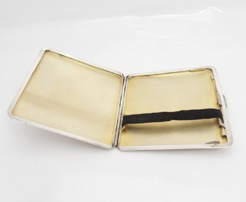 MAPPIN WEBB SILVER CIGARETTE CASE BIRM' 1936 - ADDITIONAL PHOTO 5
