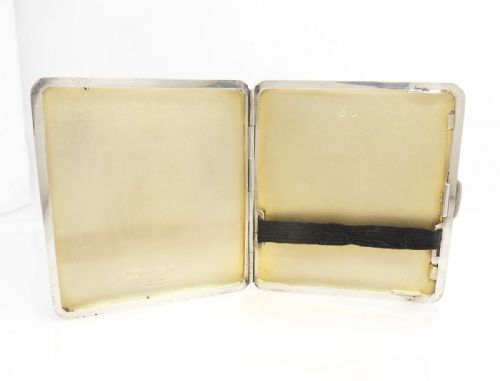 MAPPIN WEBB SILVER CIGARETTE CASE BIRM' 1936 - ADDITIONAL PHOTO 8