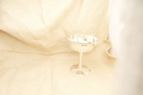 SUPERB SILVER CHAMPAGNE BOWL SHEFFIELD 1925 - ADDITIONAL PHOTO 5