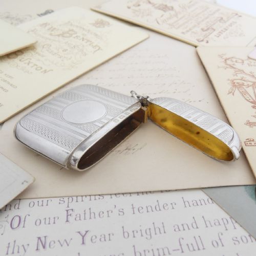 SUPERIOR SILVER VESTA CASE BIRMINGHAM 1906 BY WILLIAM M HAYES - ADDITIONAL PHOTO 3