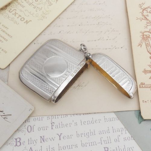 SUPERIOR SILVER VESTA CASE BIRMINGHAM 1906 BY WILLIAM M HAYES - ADDITIONAL PHOTO 4