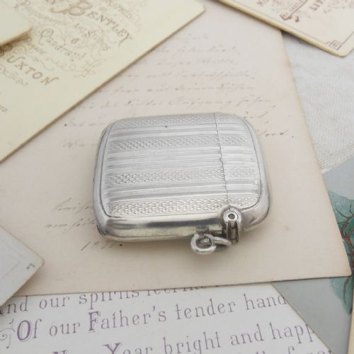 SUPERIOR SILVER VESTA CASE BIRMINGHAM 1906 BY WILLIAM M HAYES - ADDITIONAL PHOTO 5