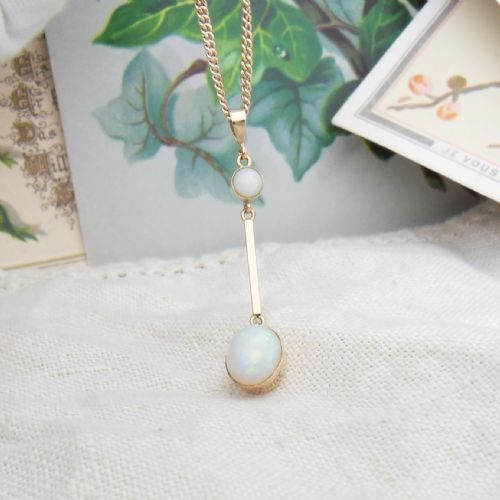 BEAUTIFUL EDWARDIAN 9CT ROSE GOLD PENDANT NECKLACE - ADDITIONAL PHOTO 3