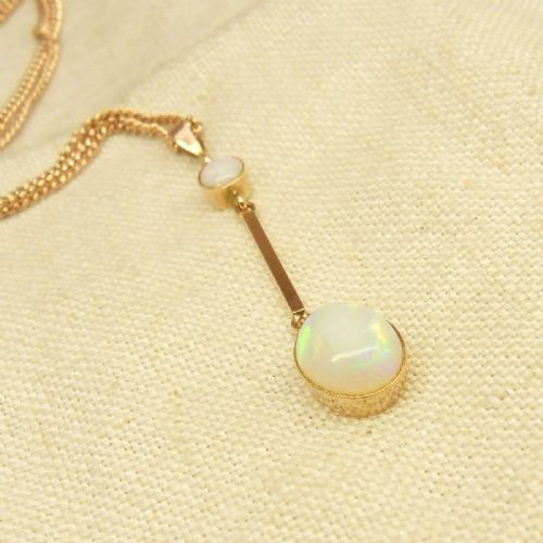 BEAUTIFUL EDWARDIAN 9CT ROSE GOLD PENDANT NECKLACE - ADDITIONAL PHOTO 6