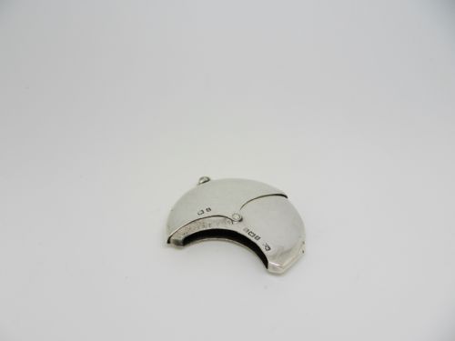 EDWARDIAN CIRCULAR SILVER VESTA CASE WITH PIVOT OPENING BY WILLIAM NEALE - ADDITIONAL PHOTO 7