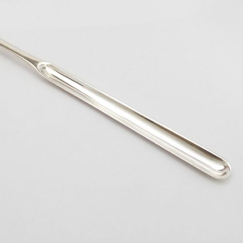 FINE SILVER DOUBLE ENDED MARROW SCOOP GARRARD CO LONDON 1921 - ADDITIONAL PHOTO 4