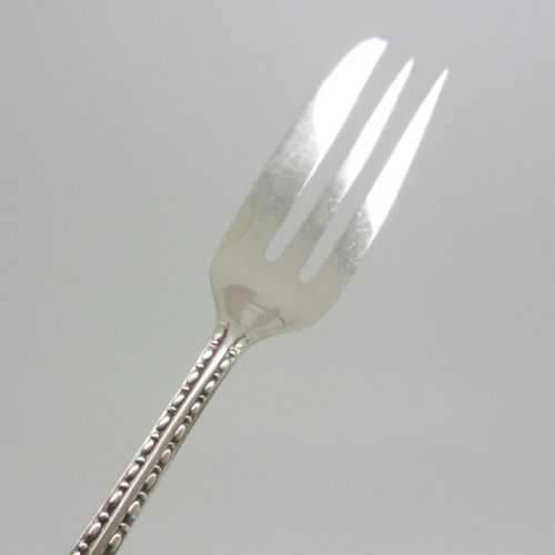 CASED SET OF 6 SILVER CAKE FORKS HALLMARKED SHEFFIELD 1939 VINERS LTD - ADDITIONAL PHOTO 4