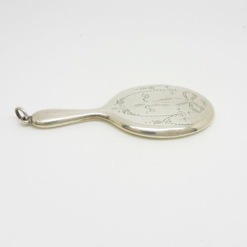 CHARMING CHATELAINE MIRROR BIRMINGHAM 1920 CRISFORD NORRIS LTD - ADDITIONAL PHOTO 4