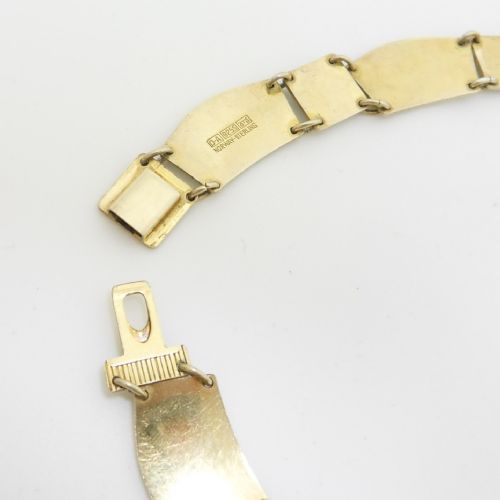 SILVER COLLARETTE NECKLACE BLUE WHITE ENAMEL BY DAVID ANDERSEN - ADDITIONAL PHOTO 6