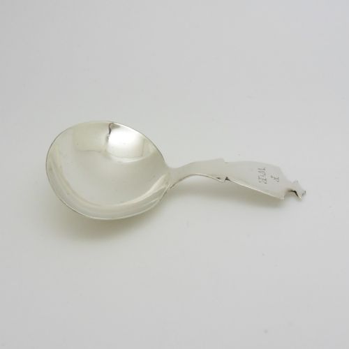 GEORGE III SILVER CADDY SPOON LONDON 1805 BY THOMAS JOHNSON - ADDITIONAL PHOTO 5