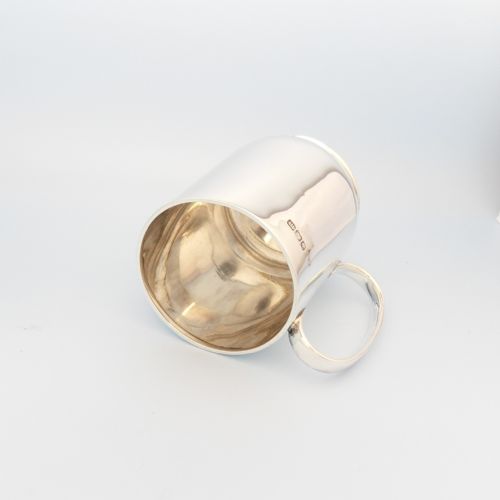 SILVER CHRISTENING MUG HALLMARKED SHEFFIELD 1904 LEE WIGFULL - ADDITIONAL PHOTO 3