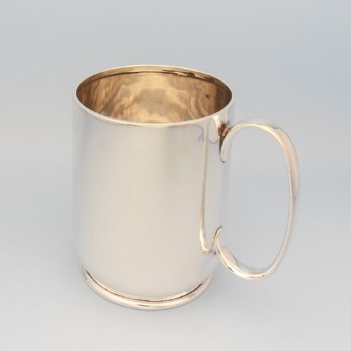 SILVER CHRISTENING MUG HALLMARKED SHEFFIELD 1904 LEE WIGFULL - ADDITIONAL PHOTO 4