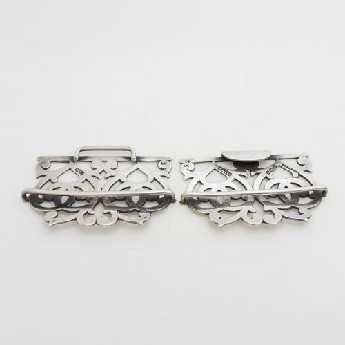 PRETTY EDWARDIAN SILVER NURSES BUCKLE BIRMINGHAM 1902 ADIE LOVEKIN - ADDITIONAL PHOTO 4