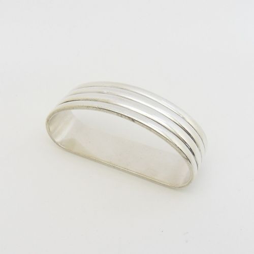 VINTAGE GEORG JENSEN SILVER NAPKIN RING HM 1958 - ADDITIONAL PHOTO 2
