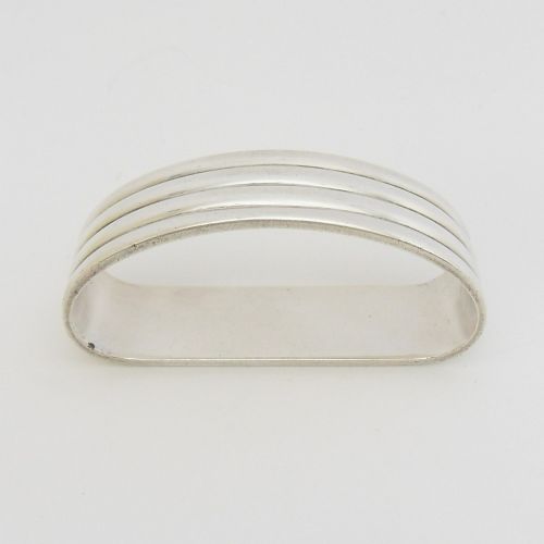 VINTAGE GEORG JENSEN SILVER NAPKIN RING HM 1958 - ADDITIONAL PHOTO 3