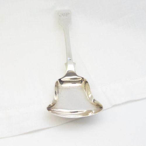 Antique silver sugar shovel hallmarked Newcastle 1841 John Walton