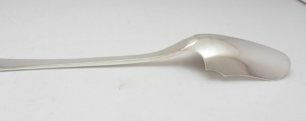 GEORGIAN SILVER STILTON CHEESE SCOOP LONDON 1809 View VI