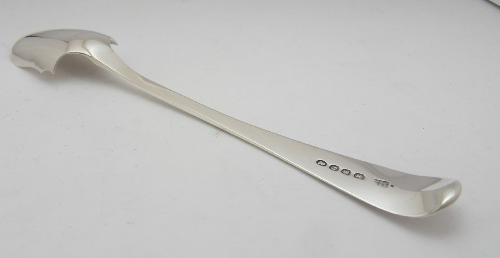 GEORGIAN SILVER STILTON CHEESE SCOOP LONDON 1809 View XI