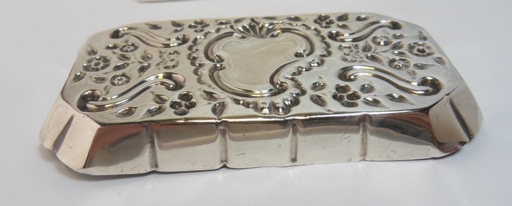 PRETTY VICTORIAN SILVER PIN TRAY LONDON 1900 View VI