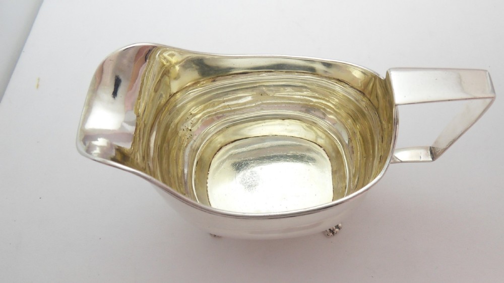 SUPERB GEORGIAN SILVER CREAM JUG LONDON 1809 View II