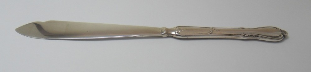 FINE SILVER HANDLED LETTER OPENER BIRMINGHAM 1960 View IV