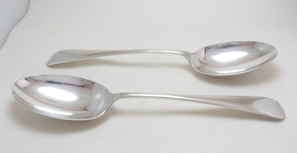 SHEFFIELD 1917 BY WALKER & HALL SILVER SERVING SPOONS View III