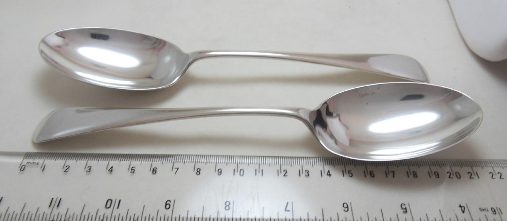 SHEFFIELD 1917 BY WALKER & HALL SILVER SERVING SPOONS View VIII