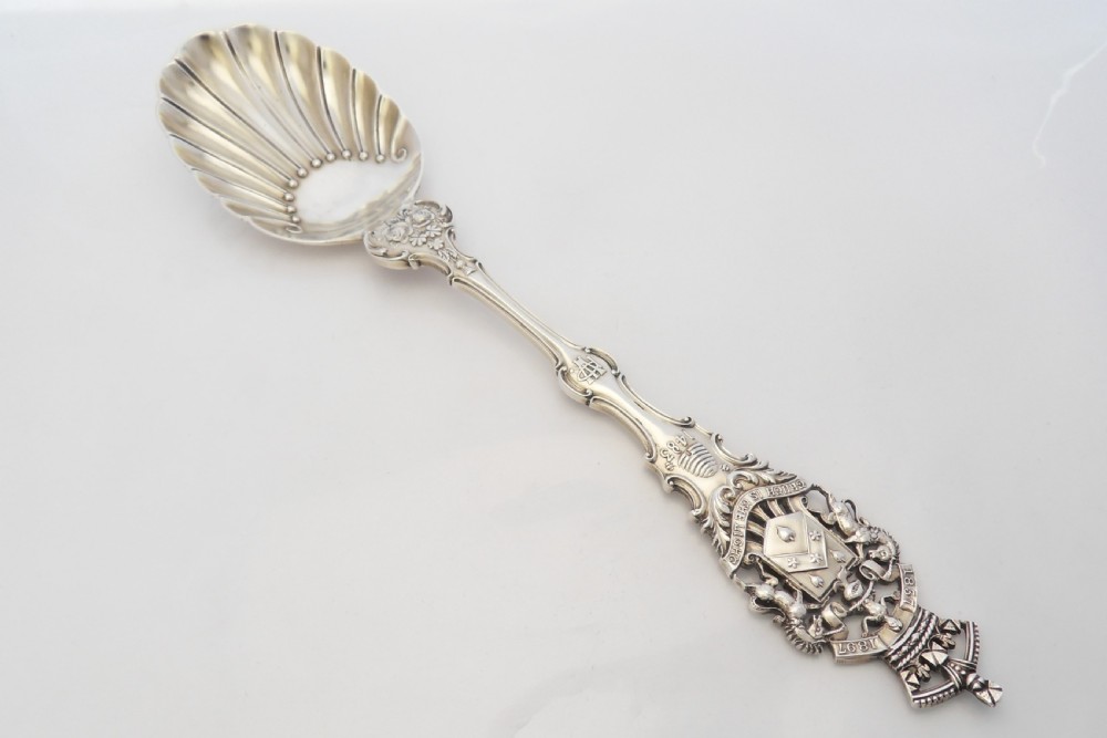  IMPRESSIVE VICTORIAN DIAMOND JUBILEE SILVER SPOON