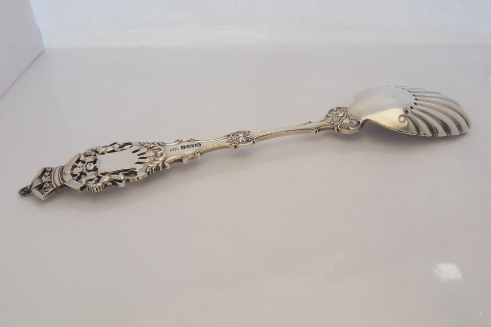  IMPRESSIVE VICTORIAN DIAMOND JUBILEE SILVER SPOON View VIII