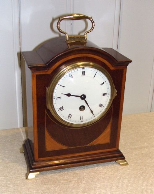 fig 1. Well proportioned Edwardian bracket clock