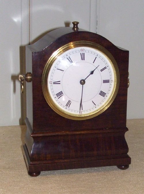 Miniature Mahogany Bracket Clock