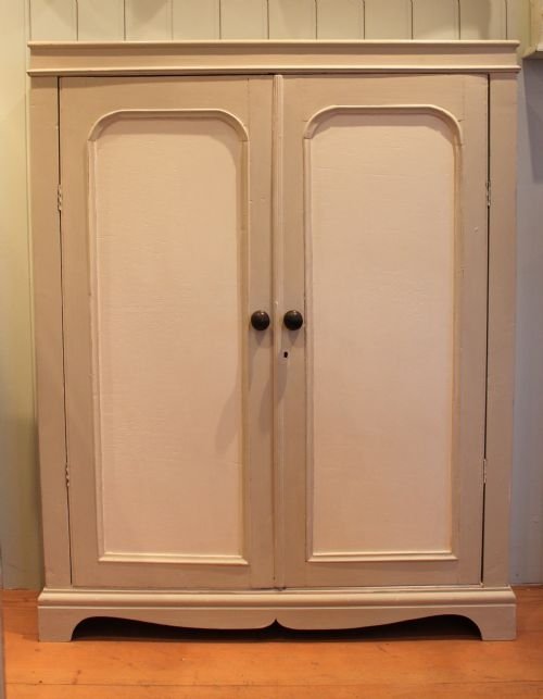 Painted Two Door Cabinet/bookcase