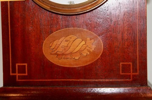 fig 1. Inlaid mahogany mantel clock