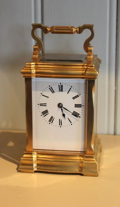 Antique French Shaped Gorge Case Carriage Clock