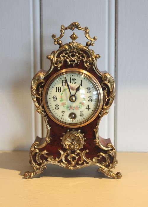 Small Louis XV Style Mantel Clock