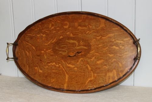 Light Oak Tea Tray