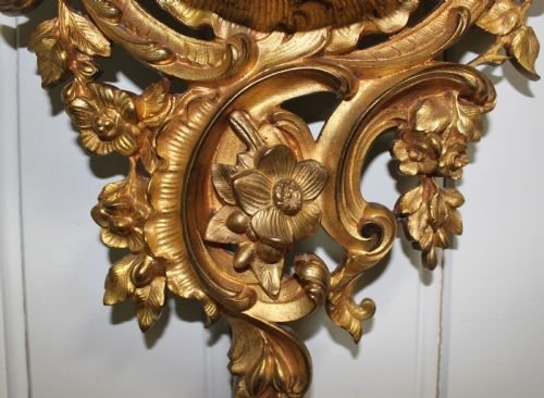 fig 1. Ormolu Cartel wall clock 