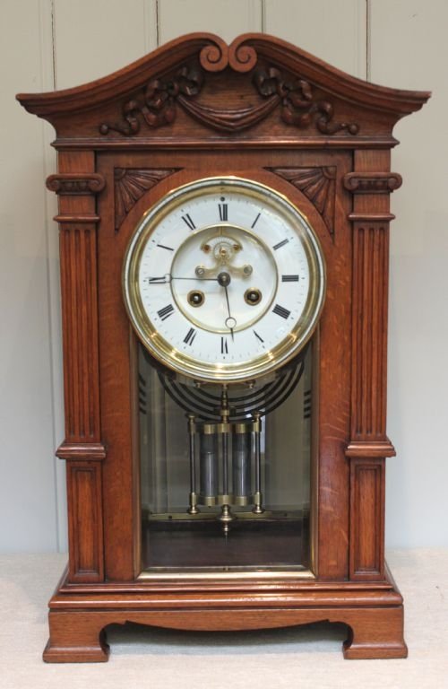 Victorian Oak Bracket Clock