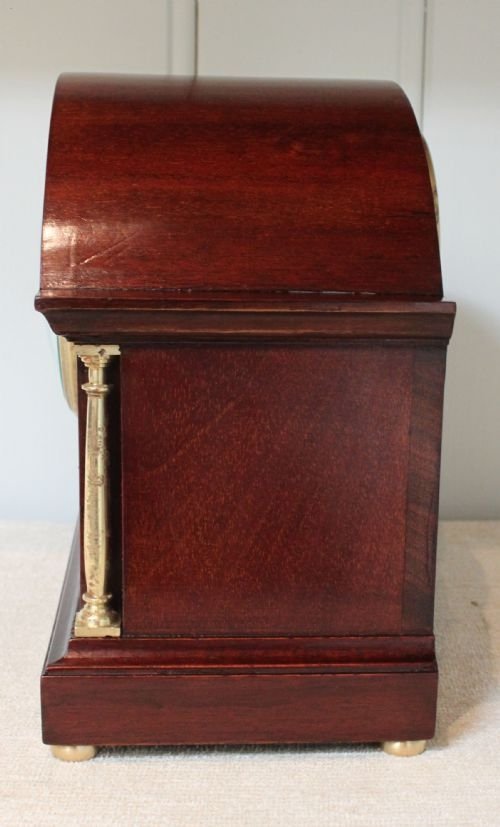 fig 1. Edwardian mahogany striking mantel clock